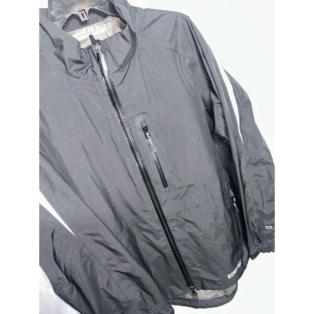 Zero Restriction Tour GORE-TEX Golf Rain Jacket Zip Pockets Golf T Black Large